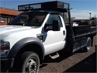 09 Ford F450 Fladbed, Duelly