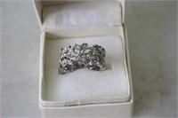 Sterling Silver Marcasite Size 9.5