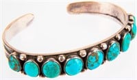 Jewelry Sterling Silver Turquoise Cuff Bracelet