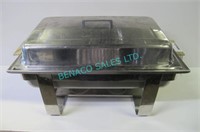 1X, S/S CHAFING DISH W/ HOLD HANDLES + LID