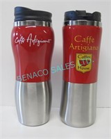 LOT, 11 ASST. CAFFE ARTIGIANO THERMAL CUPS-MATTE