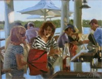 ELAINE COFFEE PAINTING 'LIBATION AT WEQUASSETT'