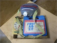 Canteen - first aid kit - thermometer