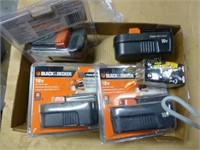 Box Black & Decker 18V batteries