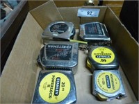 Lot of tape measures