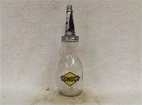 Vintage Sunoco Oil bottle w/spout