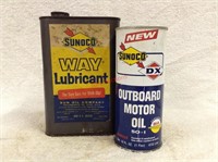 Vintage Sunoco Way Lubricant & Outboard motor oil