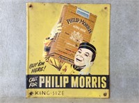 Antique King Size Cigarettes Embossed Sign