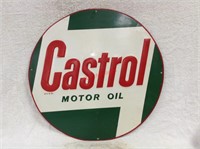 1950's Tin Castrol sign 18"