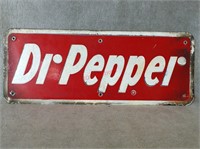 Early Porcelain Dr. Pepper Sign