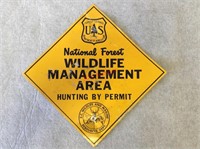 Vintage South Carolina US Forest Service Sign