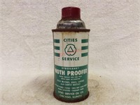 Early Cities Service Moth Proofer can