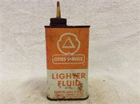 Early Cities Service Lighter Fluid 4oz can