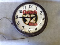 1961 Electric Oertels '92 Beer Clock