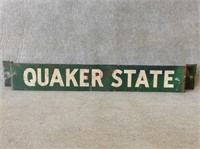 Vintage Quaker State Metal Door Push