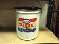 Vintage 5 Gal Sohio Sohikote 110 Motor Oil Can