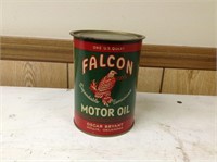 Early Falcon Motor Oil Can 1 Quart