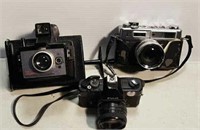 Fuji, Polaroid, & Yashica cameras