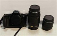 Canon EOS 650 35mm camera set