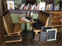 Qty of Barn Board Booth Seating