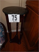 MARBLE TOP PLANT STAND 27.5"
