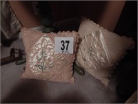 TWO THROW PILLOWS