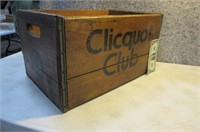 NICE antique Wooden Crate~Box Clicquot Club