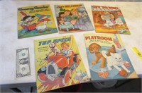 lot 5 vintage Painting paper Comic-Type Books