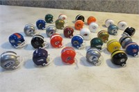 lot 30 vintage plastic NFL Football Helmets