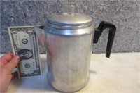 8" vintage Perculator Coffee campfire Pot