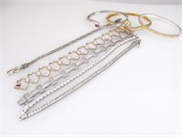 Group of Sterling Silver Fashion Bracelets