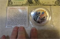 2001 Silver Dollar 9/11 Coin w/ Design MINT