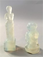 Vintage Sabino Art Glass, Venus de Milo, Cherub