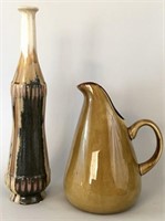 Russel Wright Chicory Pitcher & Matching Vase