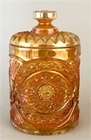 Imperial Glass Marigold Biscuit Jar