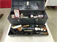 Lot Of Reloading Supplies And Box As Shown