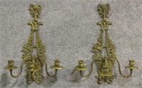 Brass Candle Wall Sconces