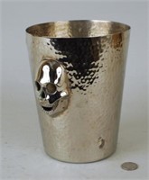 Thomas Fuchs, Hammered Silver Plate Ice Bucket