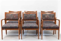 (6) CHAIRS IN THE MANNER OF JENS RISOM