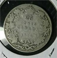 1915 key date Canada Silver quarter