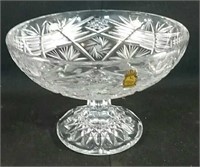 8" Imperlux Pinwheel Crystal fruit bowl