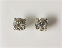 11L- 14k gold diamond (0.22ct) earrings -$400