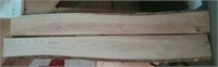 Two Ash boards  72"L x 1-3/4" with "live edges"