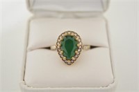 3ct Emerald Dinner Ring
