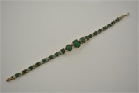 12ct Emerald Bracelet