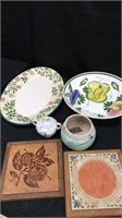 Hand Painted Dishes & Decor - 4B