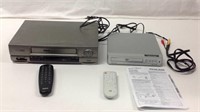 RCA VCR & Philco DVD/CD Player W/ Remotes - 4B