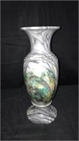 Marble Vase With Oriental Engraving - 3A
