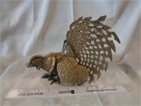 Brass Fighting Rooster Decor