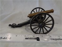 Large Cast Iron & Brass Cannon